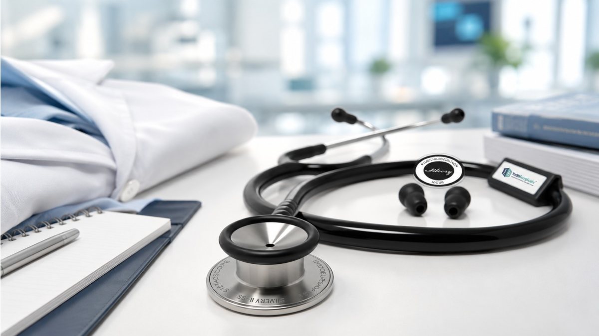 Kumar Akhil Yadav's opinion on IS IndoSurgicals Silvery II-SS Stainless Steel Stethoscope for Doctors & Medical Students