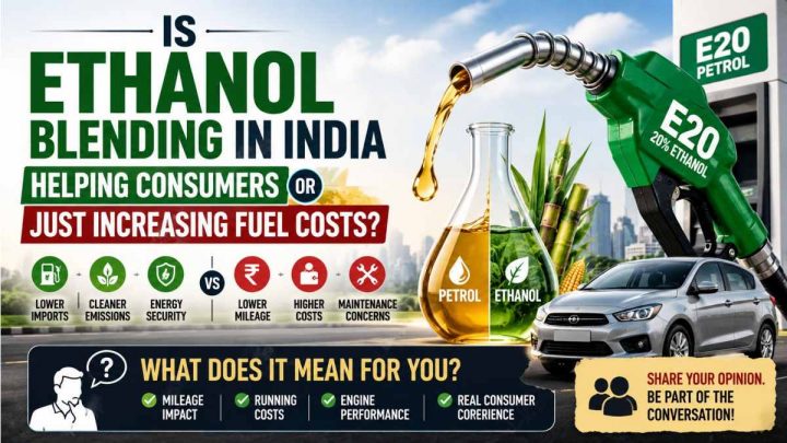 Ethanol Blending in India: Consumer Benefit or Higher Fuel Costs?